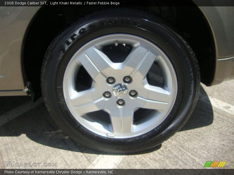 Light Khaki Metallic / Pastel Pebble Beige 2008 Dodge Caliber SXT