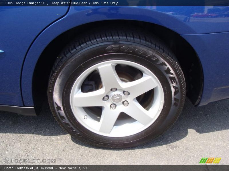 Deep Water Blue Pearl / Dark Slate Gray 2009 Dodge Charger SXT