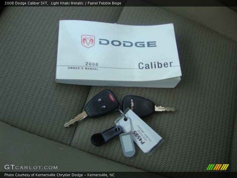 Light Khaki Metallic / Pastel Pebble Beige 2008 Dodge Caliber SXT
