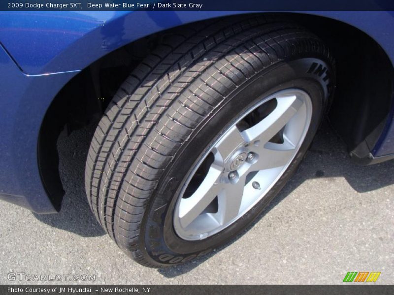 Deep Water Blue Pearl / Dark Slate Gray 2009 Dodge Charger SXT