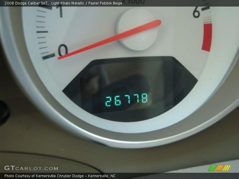 Light Khaki Metallic / Pastel Pebble Beige 2008 Dodge Caliber SXT