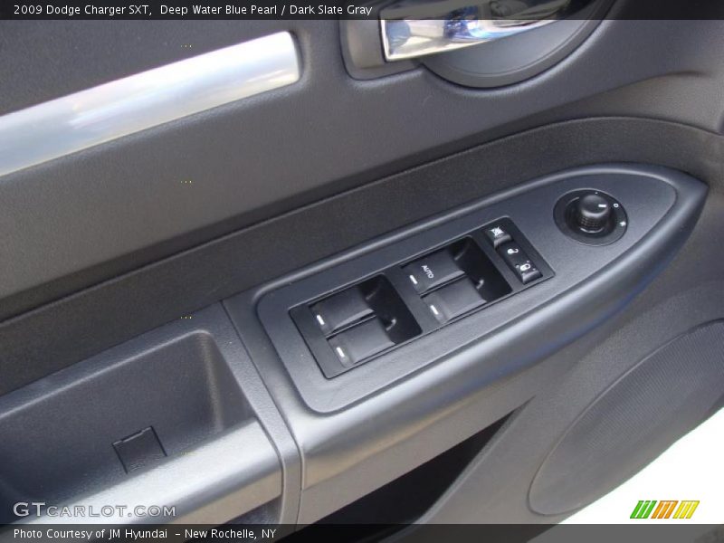 Deep Water Blue Pearl / Dark Slate Gray 2009 Dodge Charger SXT