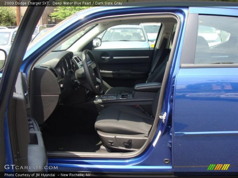Deep Water Blue Pearl / Dark Slate Gray 2009 Dodge Charger SXT