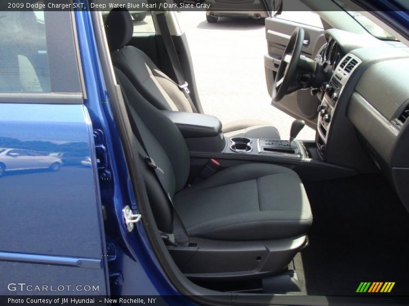 Deep Water Blue Pearl / Dark Slate Gray 2009 Dodge Charger SXT