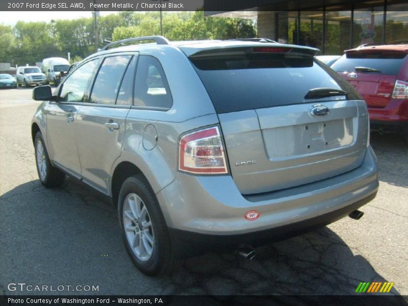 Pewter Metallic / Charcoal Black 2007 Ford Edge SEL AWD