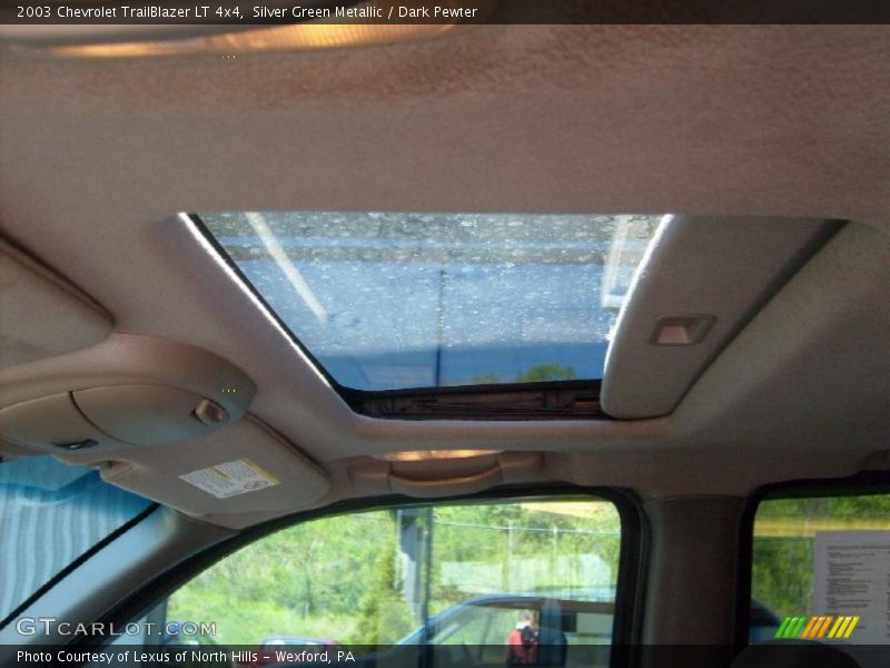 Silver Green Metallic / Dark Pewter 2003 Chevrolet TrailBlazer LT 4x4