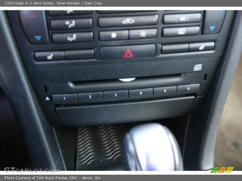 Silver Metallic / Slate Gray 2004 Saab 9-3 Aero Sedan