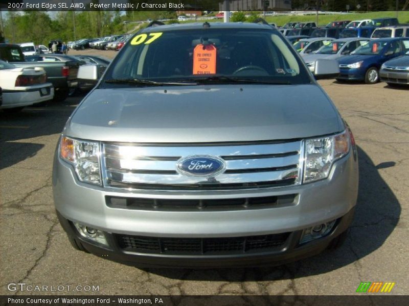 Pewter Metallic / Charcoal Black 2007 Ford Edge SEL AWD
