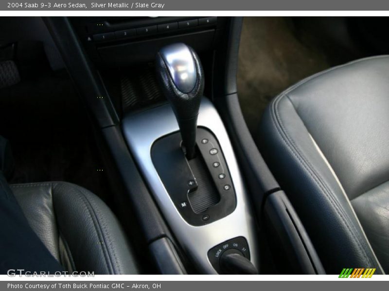 Silver Metallic / Slate Gray 2004 Saab 9-3 Aero Sedan