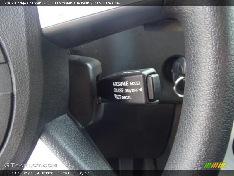 Deep Water Blue Pearl / Dark Slate Gray 2009 Dodge Charger SXT