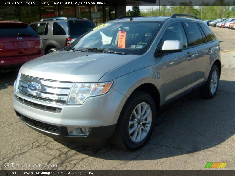 Pewter Metallic / Charcoal Black 2007 Ford Edge SEL AWD