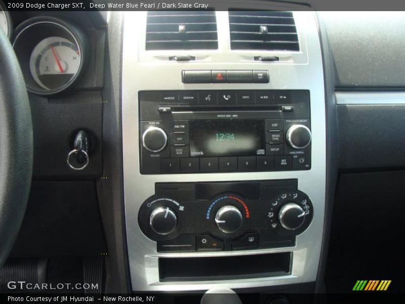 Deep Water Blue Pearl / Dark Slate Gray 2009 Dodge Charger SXT