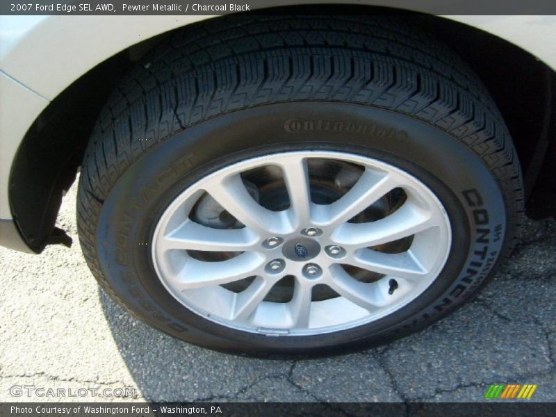 Pewter Metallic / Charcoal Black 2007 Ford Edge SEL AWD