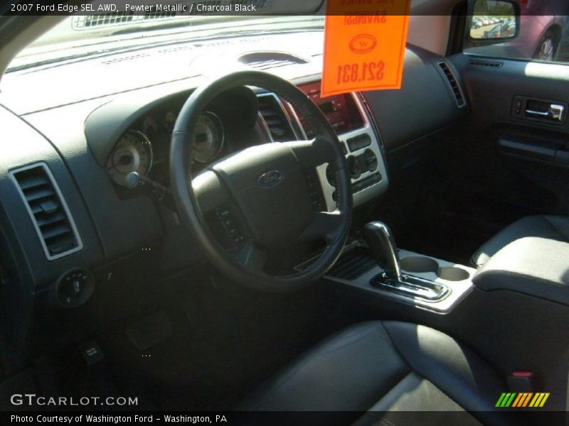 Pewter Metallic / Charcoal Black 2007 Ford Edge SEL AWD