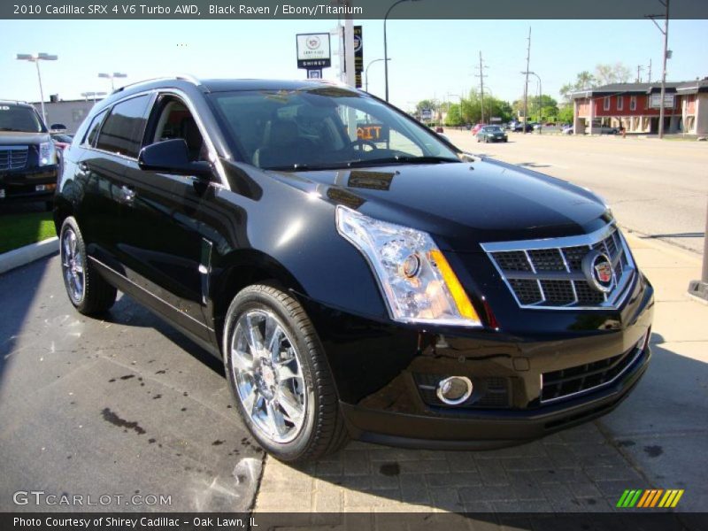 Black Raven / Ebony/Titanium 2010 Cadillac SRX 4 V6 Turbo AWD