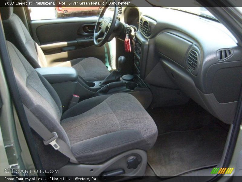 Silver Green Metallic / Dark Pewter 2003 Chevrolet TrailBlazer LT 4x4