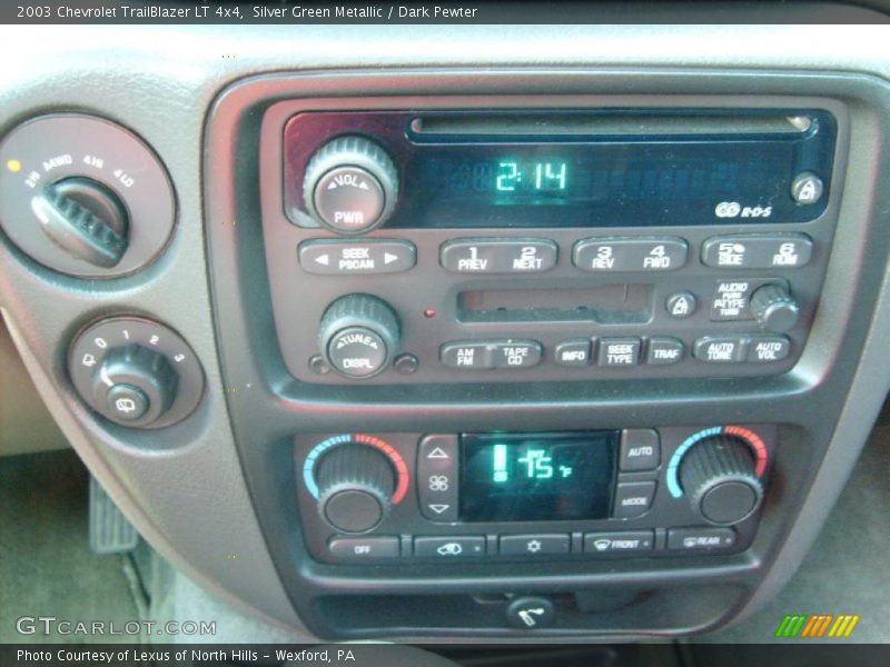 Silver Green Metallic / Dark Pewter 2003 Chevrolet TrailBlazer LT 4x4
