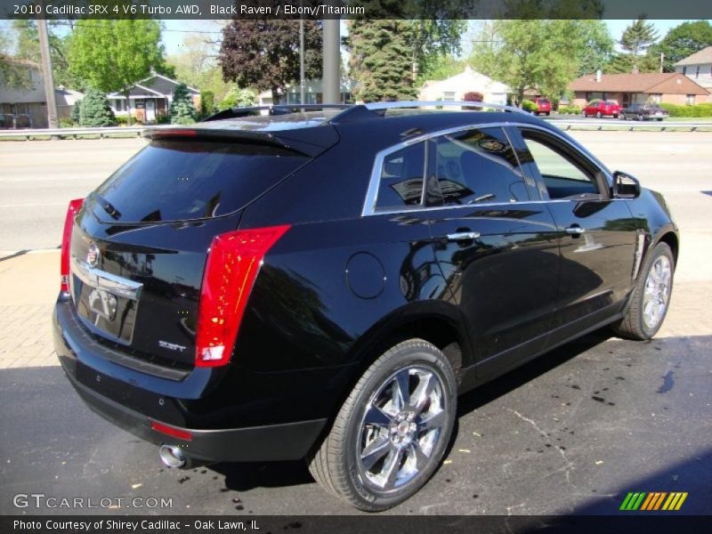 Black Raven / Ebony/Titanium 2010 Cadillac SRX 4 V6 Turbo AWD