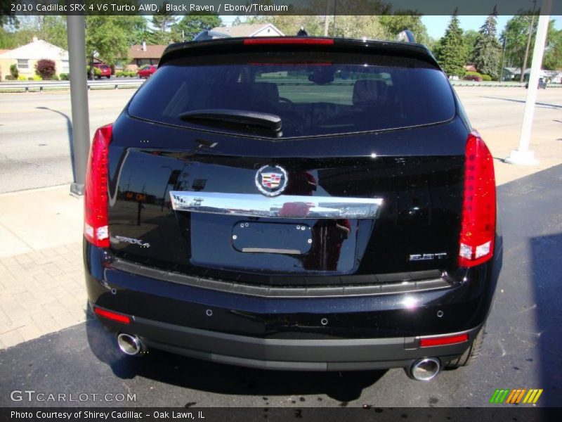 Black Raven / Ebony/Titanium 2010 Cadillac SRX 4 V6 Turbo AWD