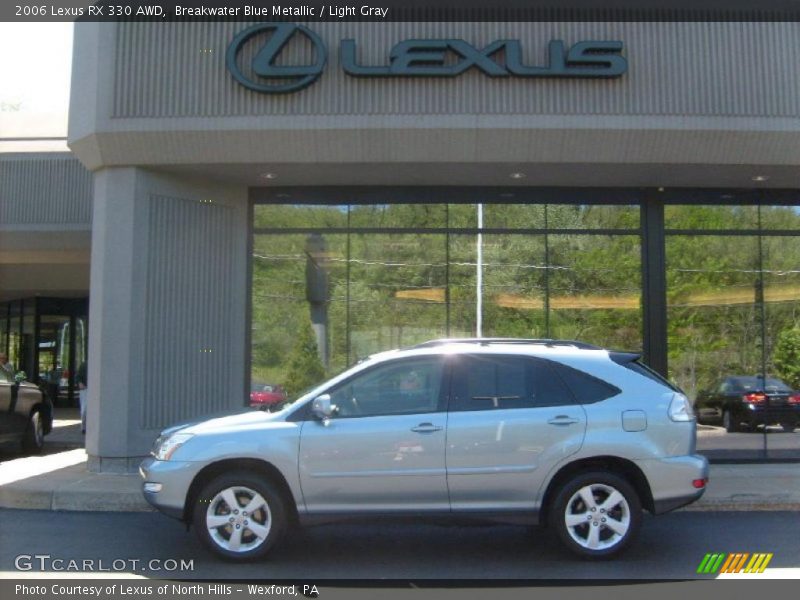 Breakwater Blue Metallic / Light Gray 2006 Lexus RX 330 AWD