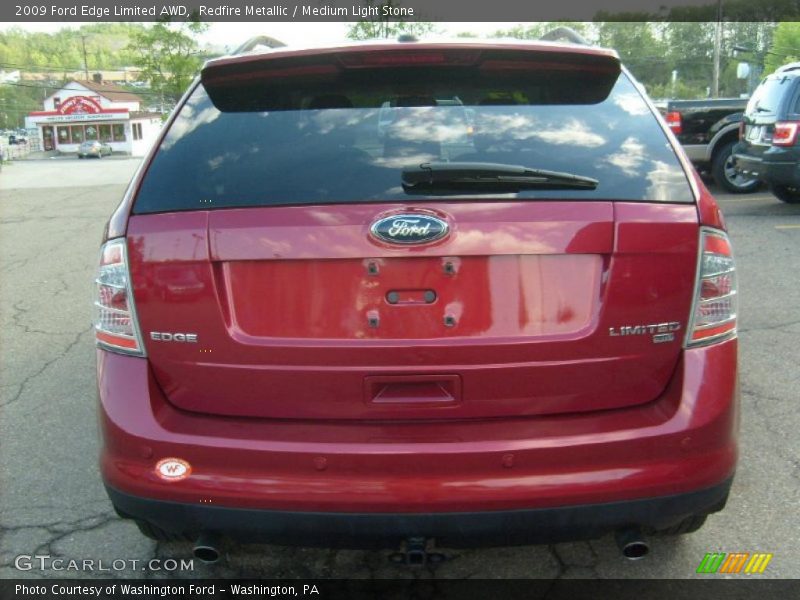 Redfire Metallic / Medium Light Stone 2009 Ford Edge Limited AWD