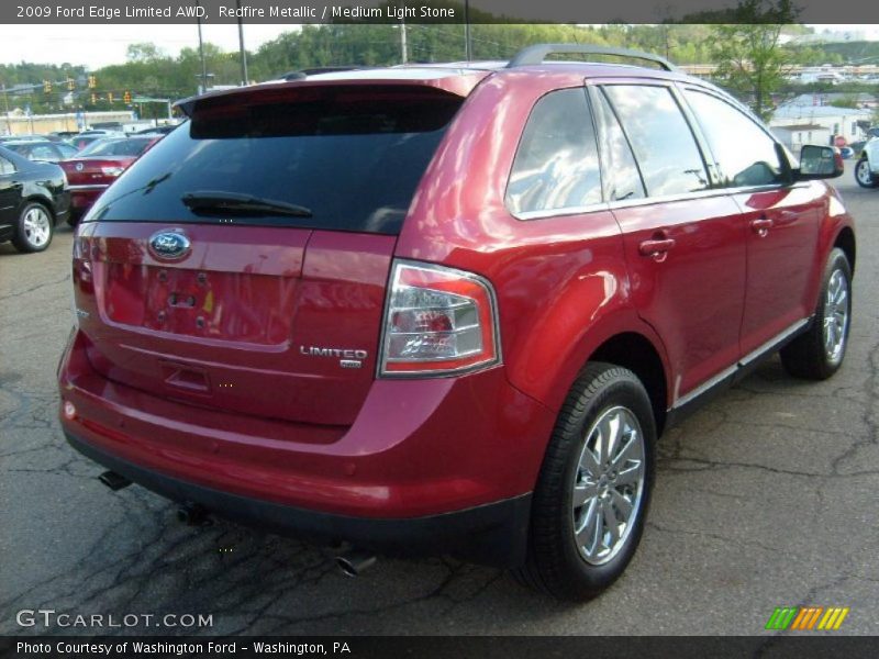 Redfire Metallic / Medium Light Stone 2009 Ford Edge Limited AWD