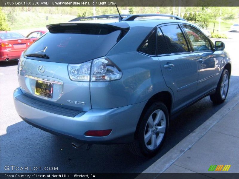 Breakwater Blue Metallic / Light Gray 2006 Lexus RX 330 AWD