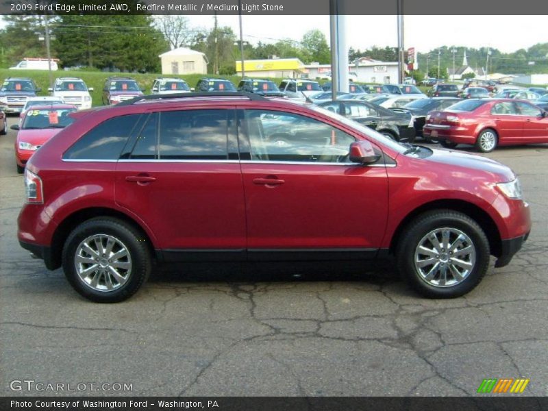 Redfire Metallic / Medium Light Stone 2009 Ford Edge Limited AWD