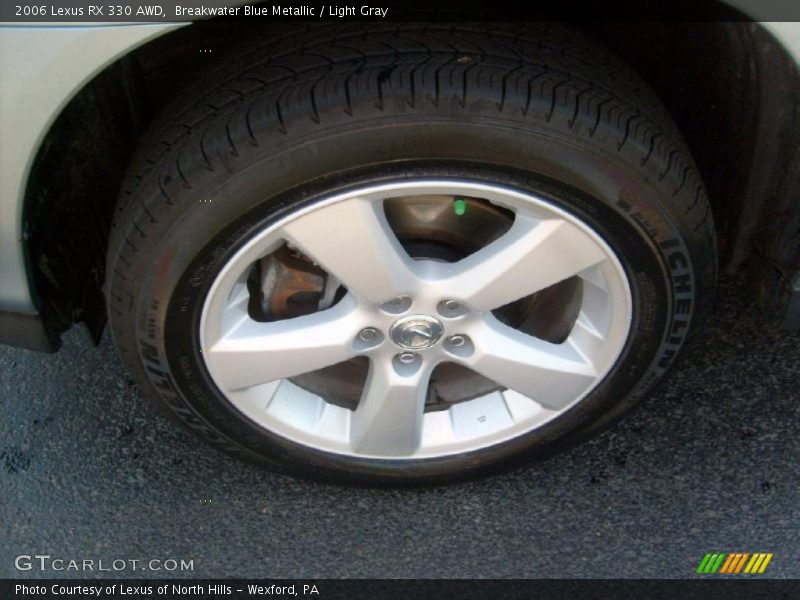Breakwater Blue Metallic / Light Gray 2006 Lexus RX 330 AWD