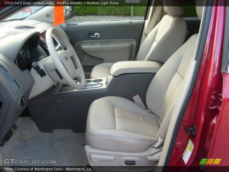 Redfire Metallic / Medium Light Stone 2009 Ford Edge Limited AWD