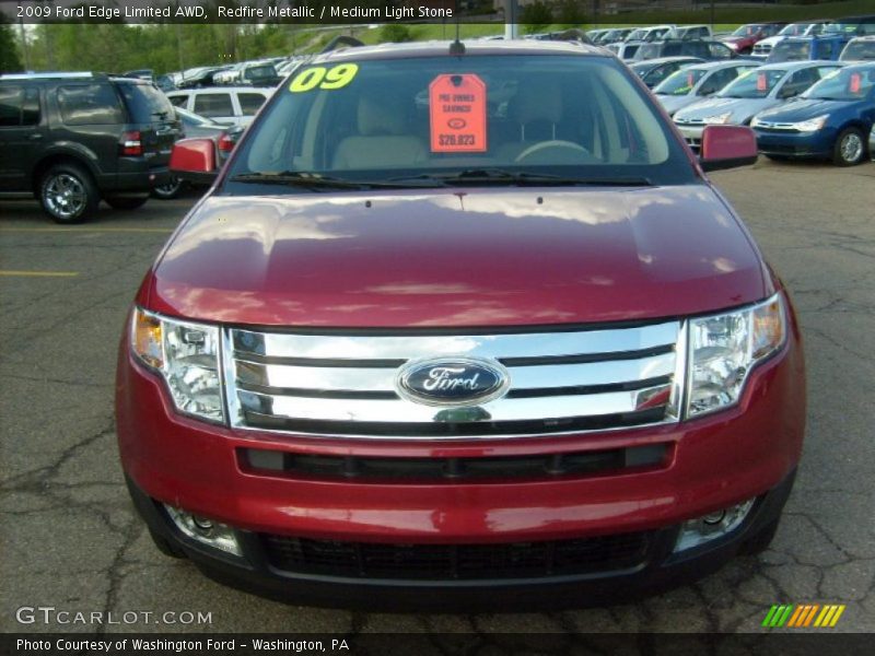 Redfire Metallic / Medium Light Stone 2009 Ford Edge Limited AWD