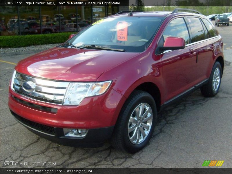 Redfire Metallic / Medium Light Stone 2009 Ford Edge Limited AWD
