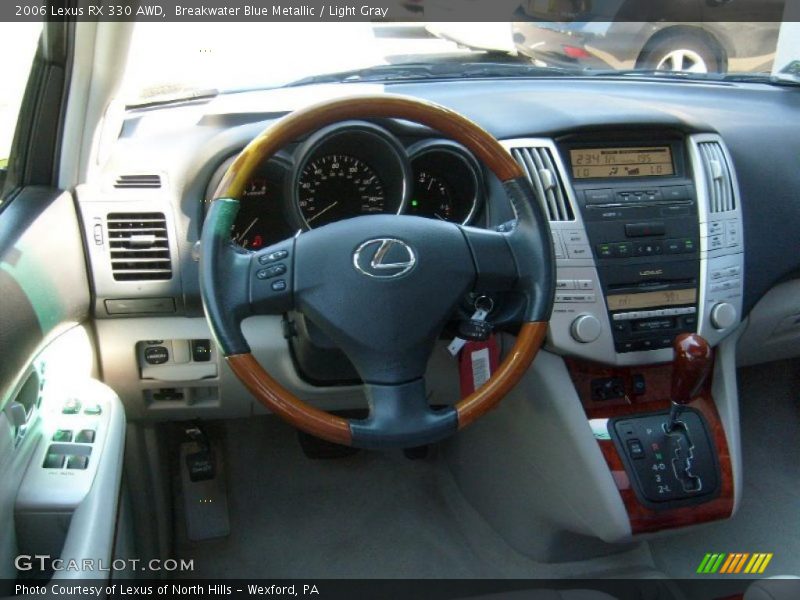 Breakwater Blue Metallic / Light Gray 2006 Lexus RX 330 AWD