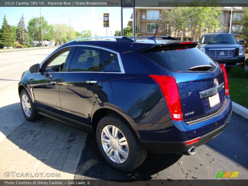 Imperial Blue / Shale/Brownstone 2010 Cadillac SRX V6