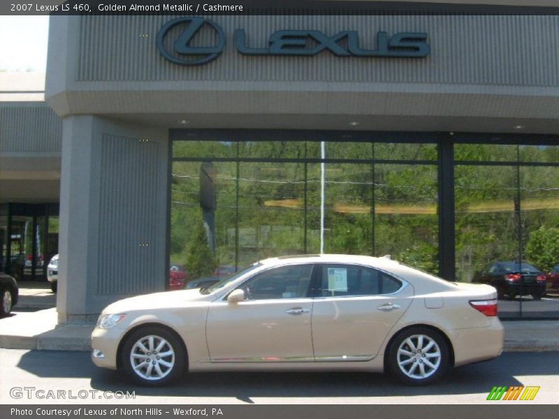 Golden Almond Metallic / Cashmere 2007 Lexus LS 460