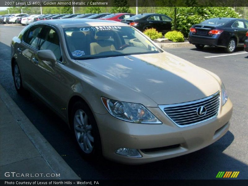 Golden Almond Metallic / Cashmere 2007 Lexus LS 460
