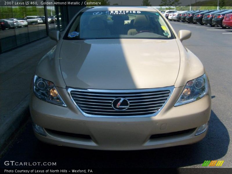 Golden Almond Metallic / Cashmere 2007 Lexus LS 460