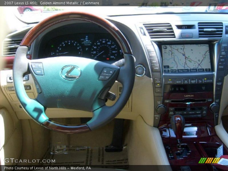 Golden Almond Metallic / Cashmere 2007 Lexus LS 460