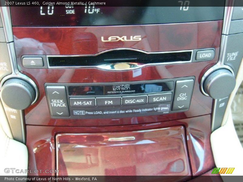 Golden Almond Metallic / Cashmere 2007 Lexus LS 460