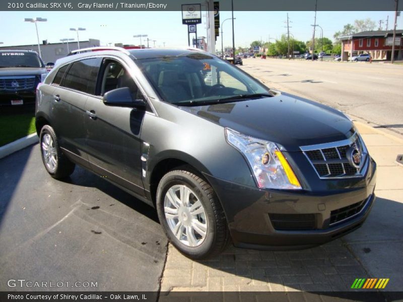 Gray Flannel / Titanium/Ebony 2010 Cadillac SRX V6