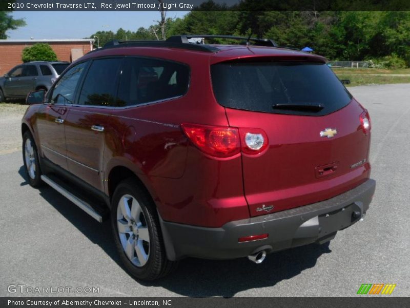 Red Jewel Tintcoat / Light Gray 2010 Chevrolet Traverse LTZ