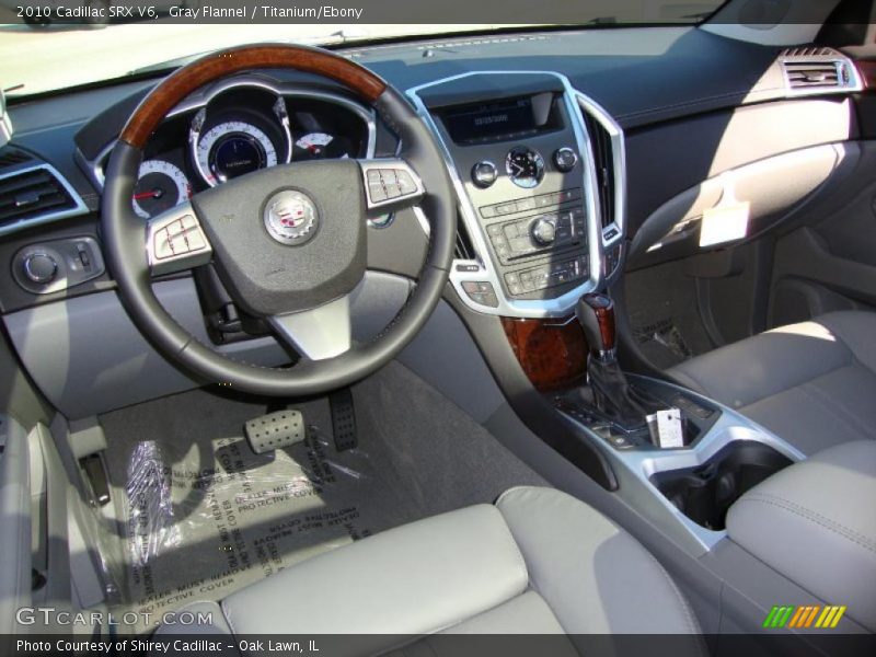 Gray Flannel / Titanium/Ebony 2010 Cadillac SRX V6