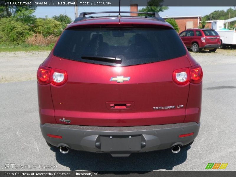 Red Jewel Tintcoat / Light Gray 2010 Chevrolet Traverse LTZ