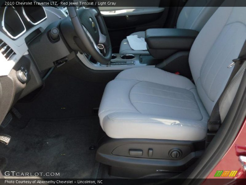 Red Jewel Tintcoat / Light Gray 2010 Chevrolet Traverse LTZ