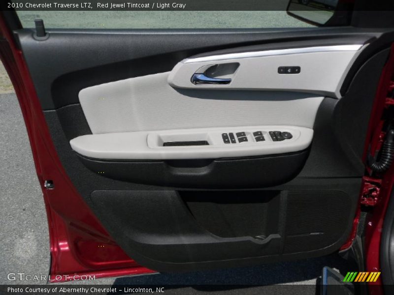Red Jewel Tintcoat / Light Gray 2010 Chevrolet Traverse LTZ