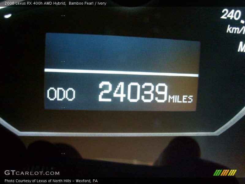 Bamboo Pearl / Ivory 2008 Lexus RX 400h AWD Hybrid