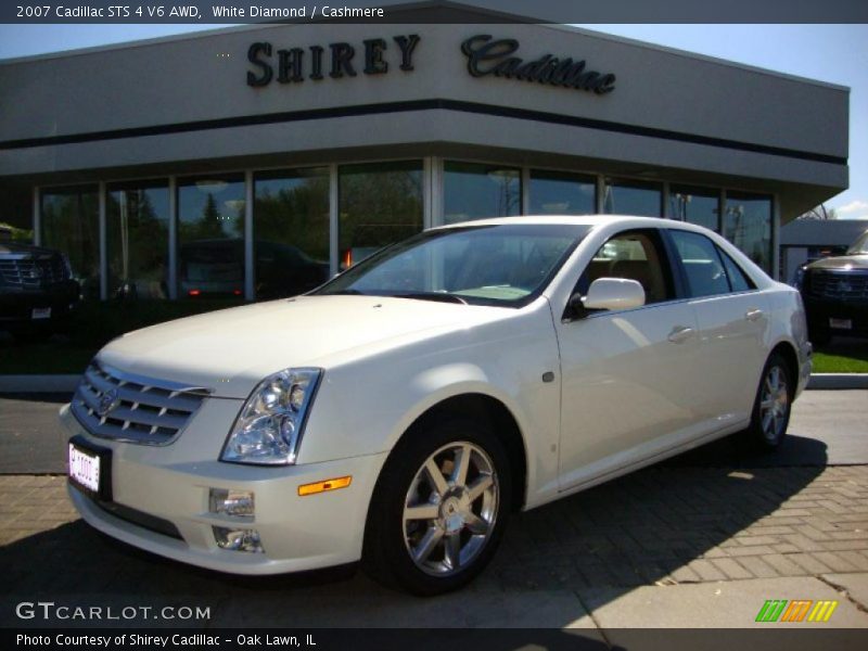 White Diamond / Cashmere 2007 Cadillac STS 4 V6 AWD