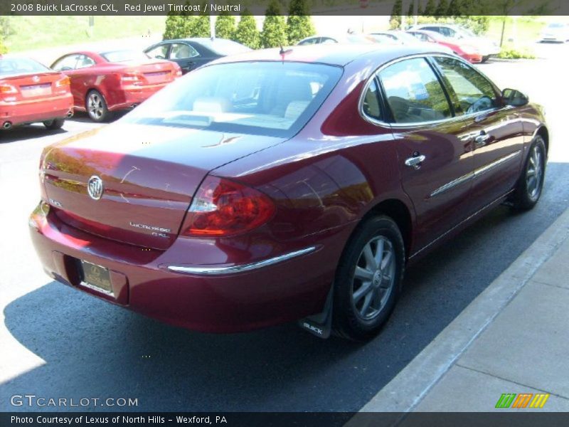 Red Jewel Tintcoat / Neutral 2008 Buick LaCrosse CXL