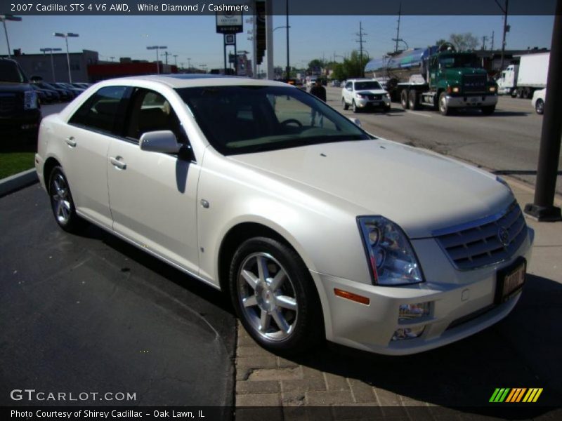 White Diamond / Cashmere 2007 Cadillac STS 4 V6 AWD