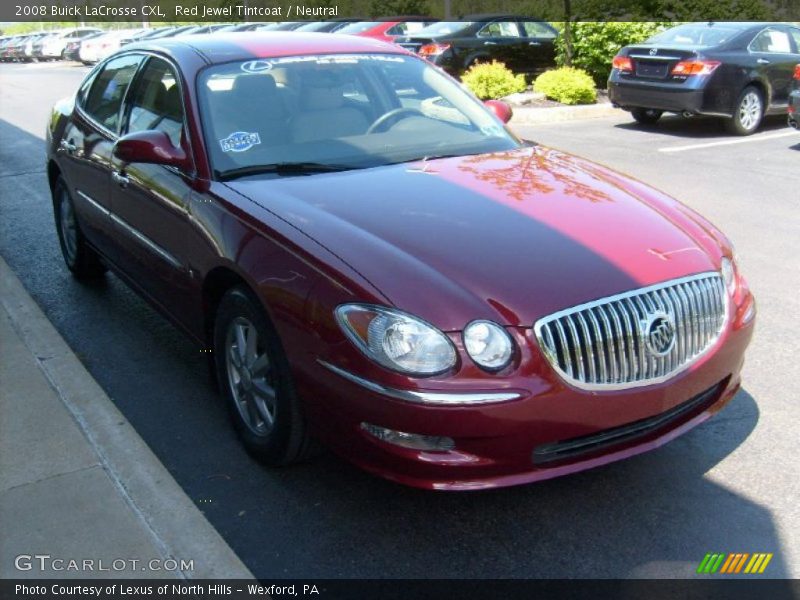 Red Jewel Tintcoat / Neutral 2008 Buick LaCrosse CXL